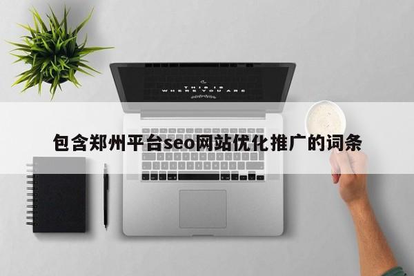 包含郑州平台seo网站优化推广的词条